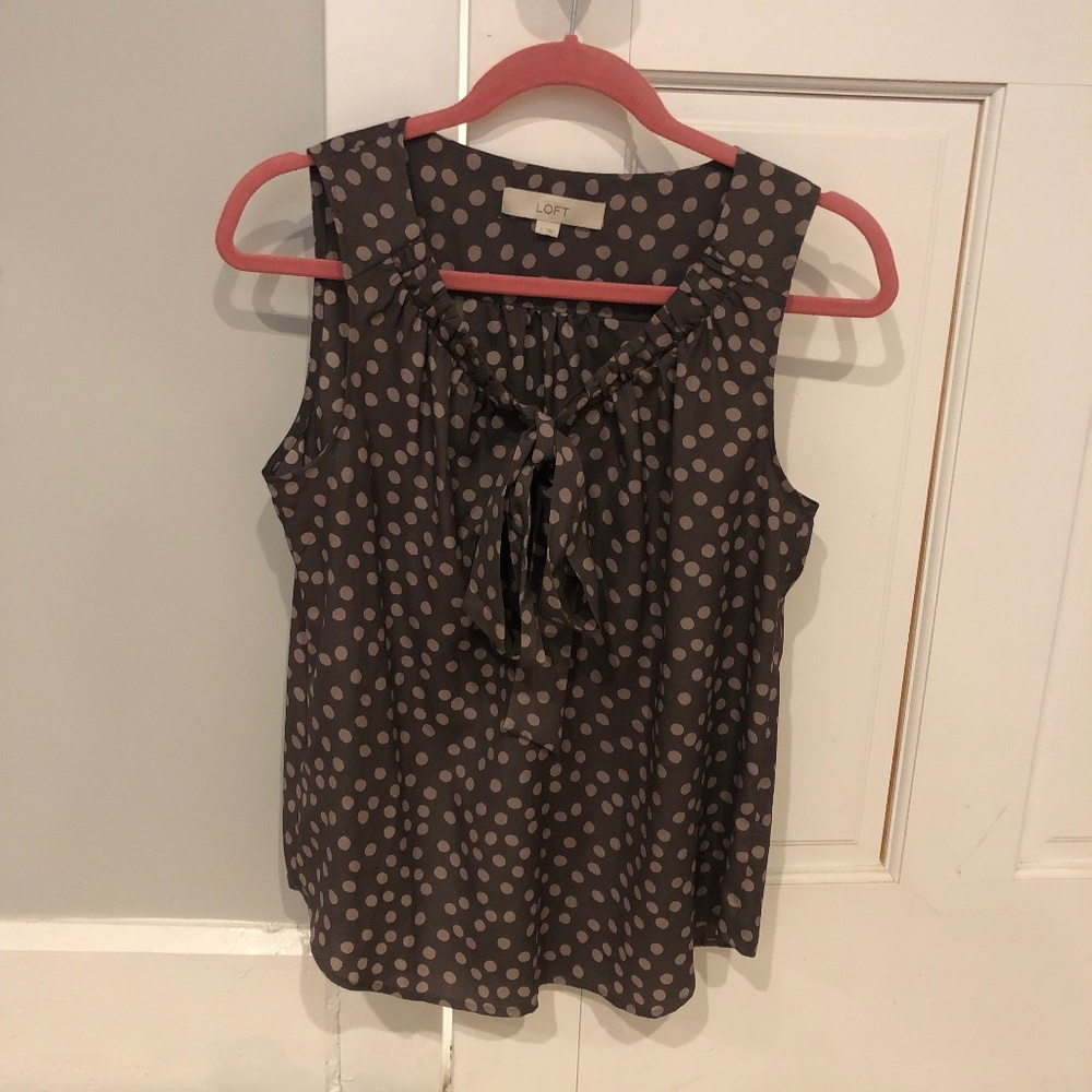 Polka dot blouse